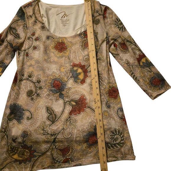 Miraclebody By Miraclesuit Top Small Nylon/Spandex Floral Beachy Vacation - Picture 7 of 7